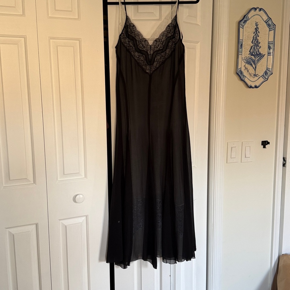 Zara Black and White Lace Dress